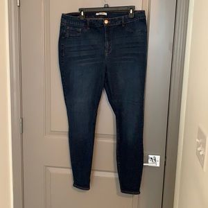 Refuge+ dark denim skinny jeans